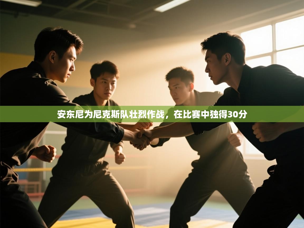 安东尼为尼克斯队壮烈作战，在比赛中独得30分  第1张